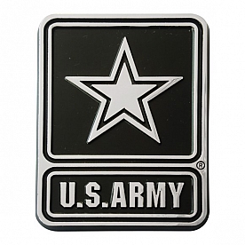 Fan Mat Emblem - U.S. Army Logo Metal - 15693