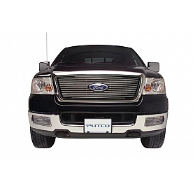 Putco Grille Insert - Polished Aluminum Rectangular - 79164
