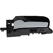 Help! By Dorman Interior Door Handle - Plastic Black Housing With Silver Lever Single - 82388