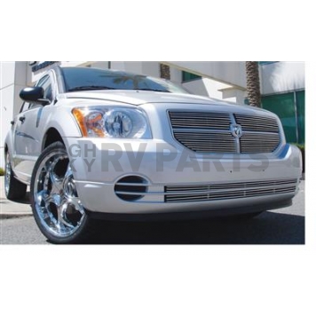 T-Rex Truck Products Grille Insert - Horizontal Bar Rectangular Polished Aluminum - 21477