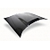 Harwood Fiberglass Hood - Fiberglass Black - B29107