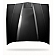 Harwood Fiberglass Hood - Fiberglass Black - B29107