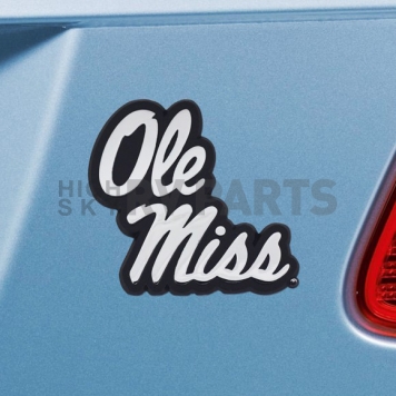 Fan Mat Emblem - University Of Mississippi Logo Metal - 18560-1