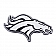 Fan Mat Emblem - NFL Denver Broncos Logo Metal - 18704