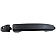 Help! By Dorman Exterior Door Handle - Plastic Black Single - 82394