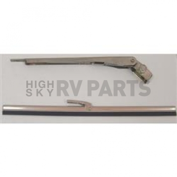 Omix-Ada Windshield Wiper Arm Stainless Steel Silver Single - 1910201