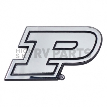Fan Mat Emblem - Purdue University Metal - 20862