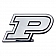 Fan Mat Emblem - Purdue University Metal - 20862