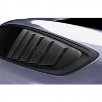 Air Design Window Louver Side Window ABS Plastic Satin Black - FO24A13