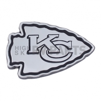 Fan Mat Emblem - NFL Kansas City Chiefs Logo Metal - 21375