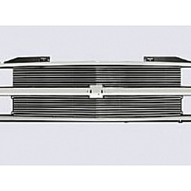 Street Scene Bumper Grille Insert  Polished Silver Aluminum - 95080991