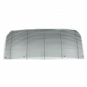 Paramount Automotive Grille Insert - Polished Aluminum Horizontal Bar - 380311