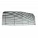 Paramount Automotive Grille Insert - Polished Aluminum Horizontal Bar - 380311