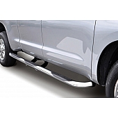 Go Rhino Nerf Bar - Truck Wheel To Wheel Stainless Steel Round 3 Inch - 61064PS