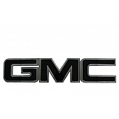 All Sales Emblem - GMC Black Aluminum - 96516KP