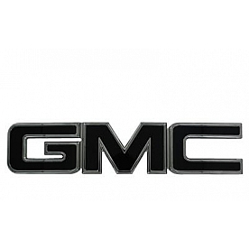 All Sales Emblem - GMC Black Aluminum - 96516KP
