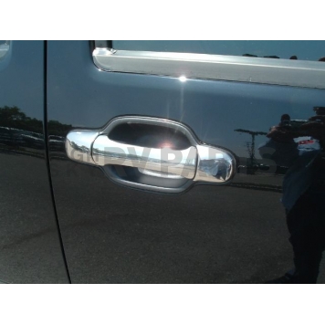 TFP (International Trim) Exterior Door Handle Cover - Silver Stainless Steel - 406KE
