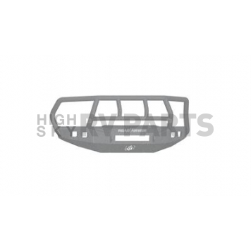Road Armor Bumper Stealth Titan II 1-Piece Design Steel Natural - 4151F2ZNW