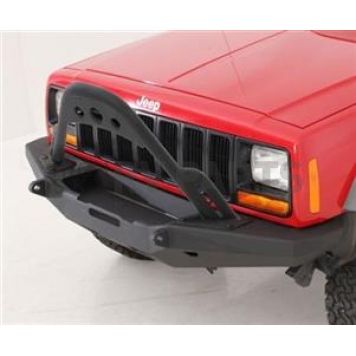 Smittybilt Grille Guard Hoop Black Matte Textured Powder Coated Steel - 76812