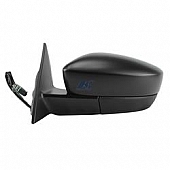 K-Source Exterior Mirror Electric OEM Black Single - 72528V