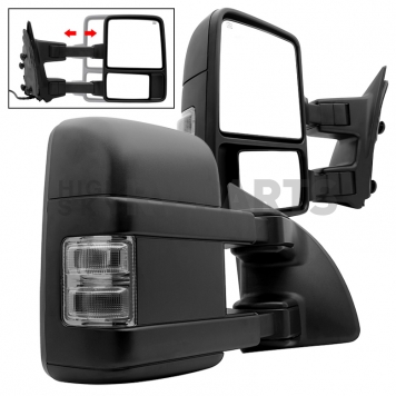 Xtune Exterior Towing Mirror Electric Rectangular Set Of 2 - 9935466