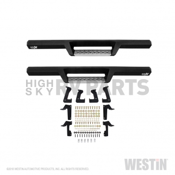 Westin Automotive Nerf Bar 3 Inch Black Powder Coated Stainless Steel - 56133152-3