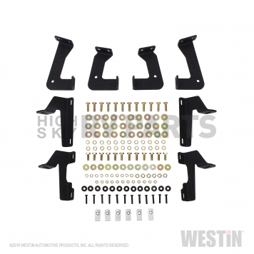 Westin Automotive Nerf Bar 3 Inch Black Powder Coated Stainless Steel - 56133152-4