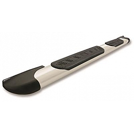 Iron Cross Running Board Polished Steel Stationary - 9280