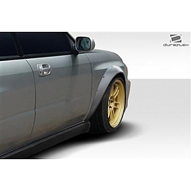 Extreme Dimensions Fender Flare - Black Fiberglass Reinforced Plastic Matte Set Of 4 - 112783