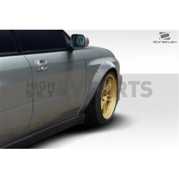 Extreme Dimensions Fender Flare - Black Fiberglass Reinforced Plastic Matte Set Of 4 - 112783