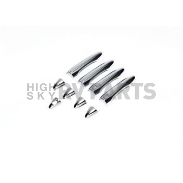 Putco Exterior Door Handle Cover - Silver ABS Plastic Chrome Plated - 401750