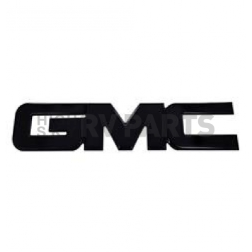All Sales Emblem - GMC Black Aluminum - 96500K