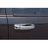 Putco Exterior Door Handle Cover - Silver ABS Plastic Chrome Plated - 402015
