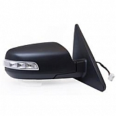 K-Source Exterior Mirror Electric OEM Black Single - 75021K