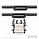 Westin Automotive Nerf Bar 3 Inch Black Powder Coated Steel - 5614055