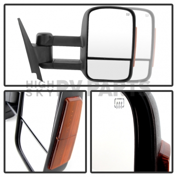 Xtune Exterior Towing Mirror Manual Rectangular Single - 9933059-1