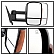 Xtune Exterior Towing Mirror Manual Rectangular Single - 9933059