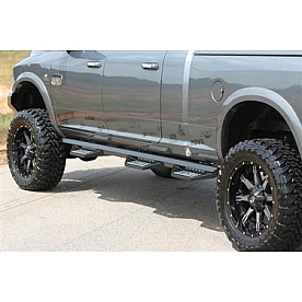 Iron Cross Nerf Bar - Truck Wheel To Wheel Steel Hexagonal 4 Inch - RAW9998