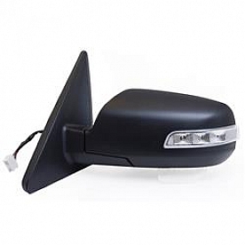 K-Source Exterior Mirror Electric OEM Black Single - 75022K
