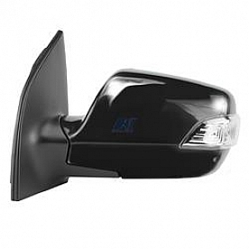 K-Source Exterior Mirror Electric Rectangular Black Single - 75024K