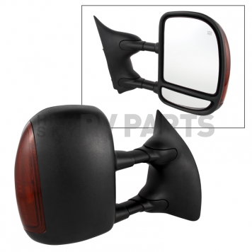Xtune Exterior Towing Mirror Manual Rectangular Single - 9933073