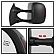 Xtune Exterior Towing Mirror Manual Rectangular Single - 9933073