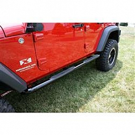 Rugged Ridge Nerf Bar 3 Inch Black Gloss Powder Coated Steel - 1159006