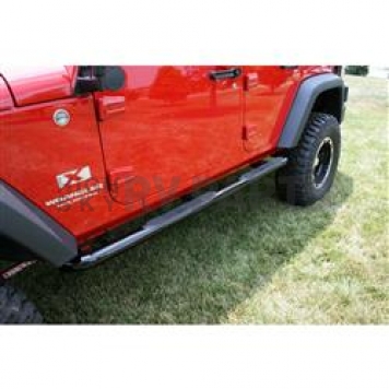 Rugged Ridge Nerf Bar 3 Inch Black Gloss Powder Coated Steel - 1159006