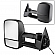 Xtune Exterior Towing Mirror Manual Rectangular Single - 9924934
