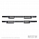 Westin Automotive Nerf Bar 3 Inch Black Powder Coated Steel - 5614135