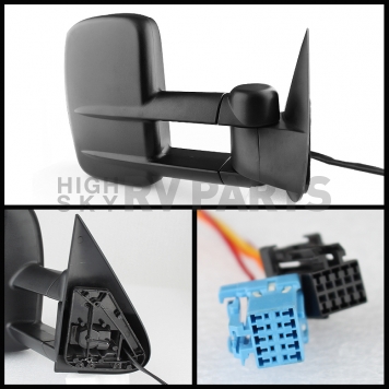Xtune Exterior Towing Mirror Manual Rectangular Single - 9924941-1