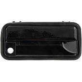Help! By Dorman Exterior Door Handle - Plastic Black Single - 77073