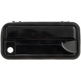 Help! By Dorman Exterior Door Handle - Plastic Black Single - 77073