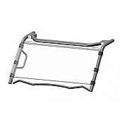 Kolpin Windshield - Full Fixed Stainless Steel Black - 1467